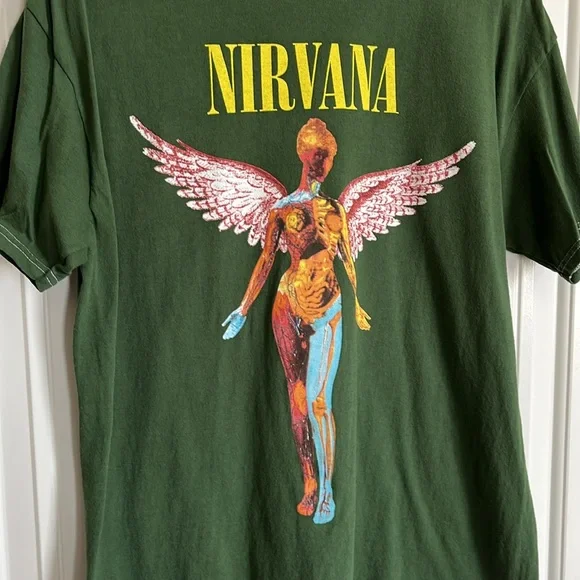 Nirvana T Shirt Sz L - Picture 2 of 4